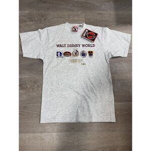 Vintage 1990 Mickey, Inc Embroidered Walt Disney World Parks T-Shirt, Size S/M